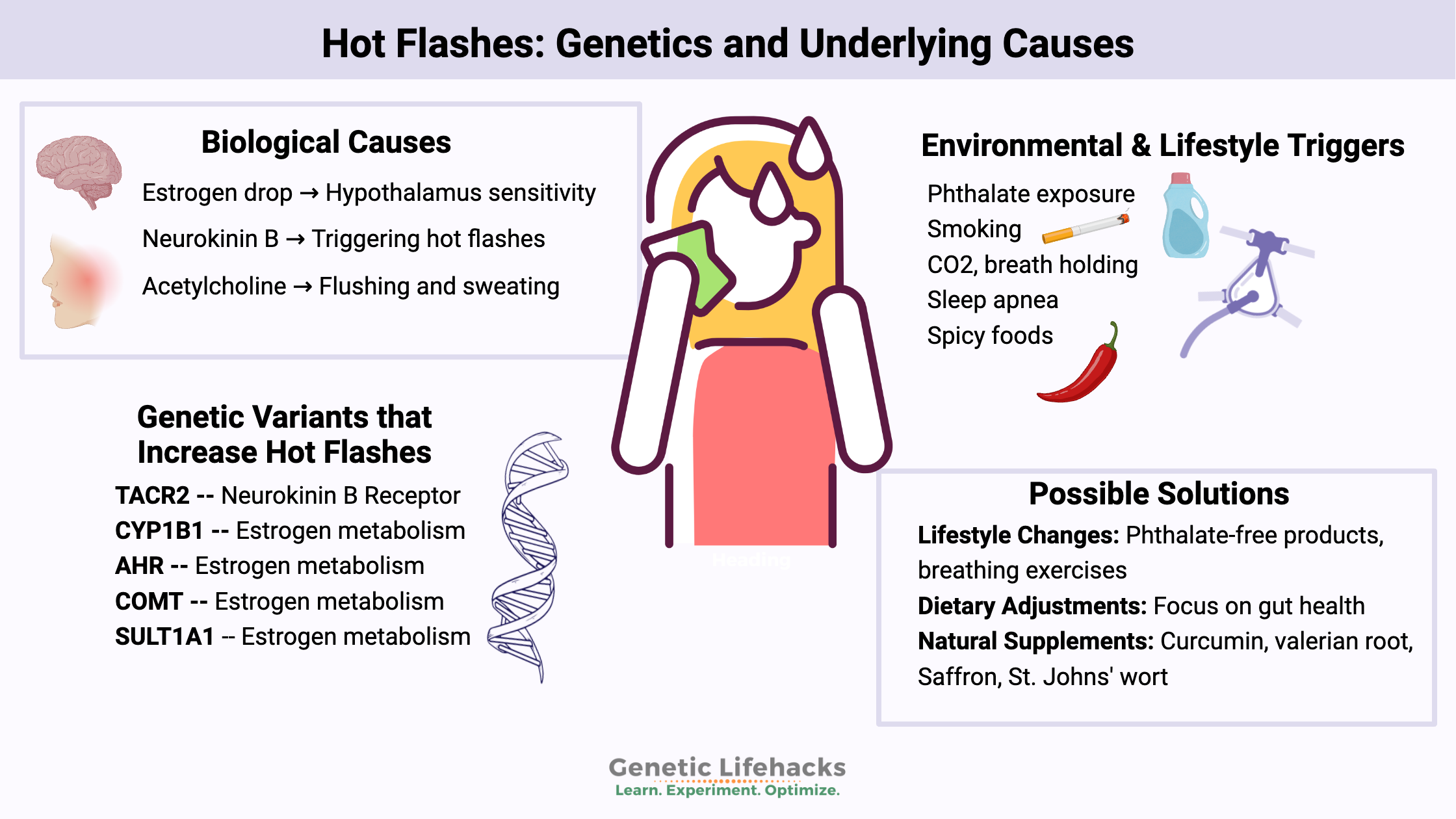 Hot Flashes: Genetics and Underlying Causes