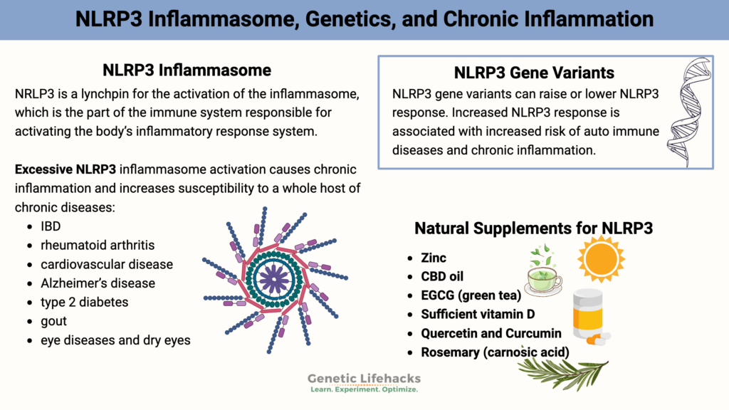 NLRP3 Inflammasome, Genetics, and Chronic Inflammation